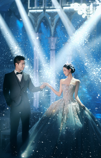 浪漫随飘雪漫进光影里